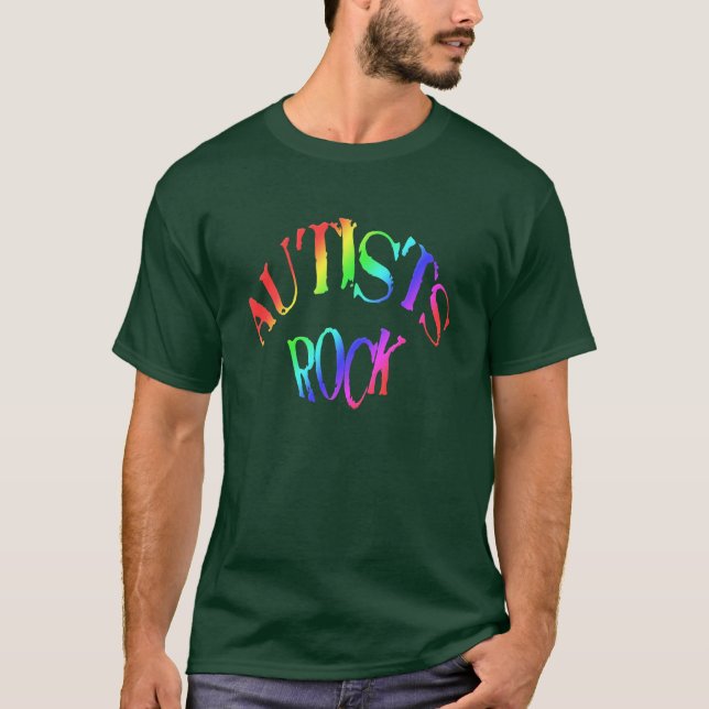 Autists Rock T-Shirt (Front)