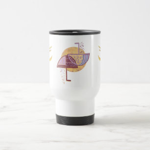 Autmn mushroom pattern Travel Mug