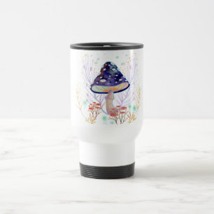  Autmn mushroom pattern Travel Mug