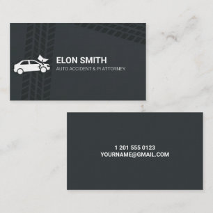 🚦 Auto Accident Attorney Business Card