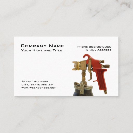 Customizable Auto Body Business Card