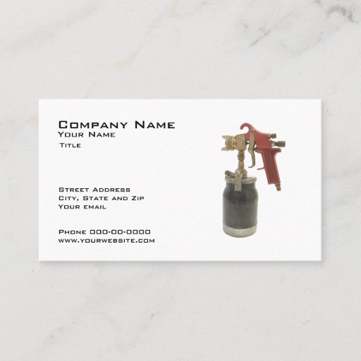 Customizable Auto Body Business Card