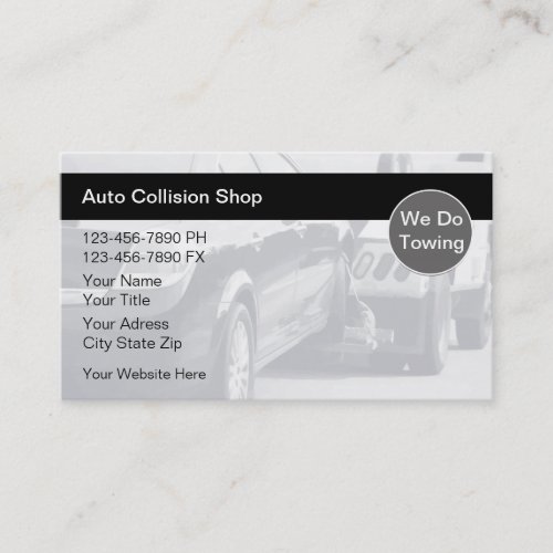 Auto Body Collision Business Cards