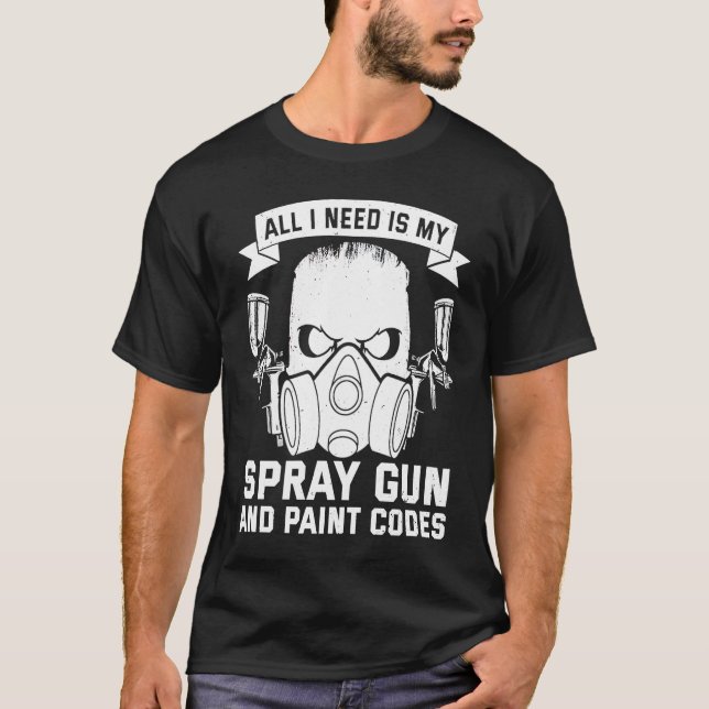 Auto Body Painter Automotive Car Detailer Vehicle  T-Shirt (Front)