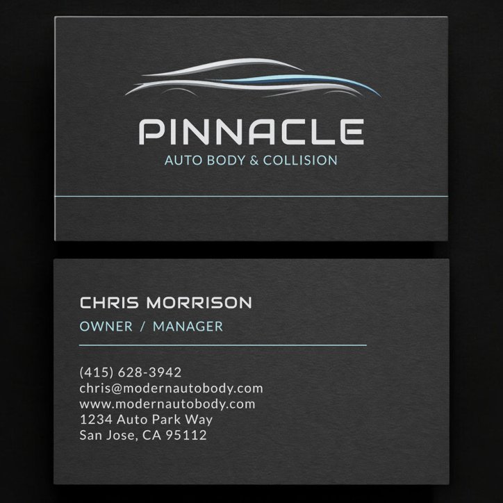 Auto Body Professional Business Card