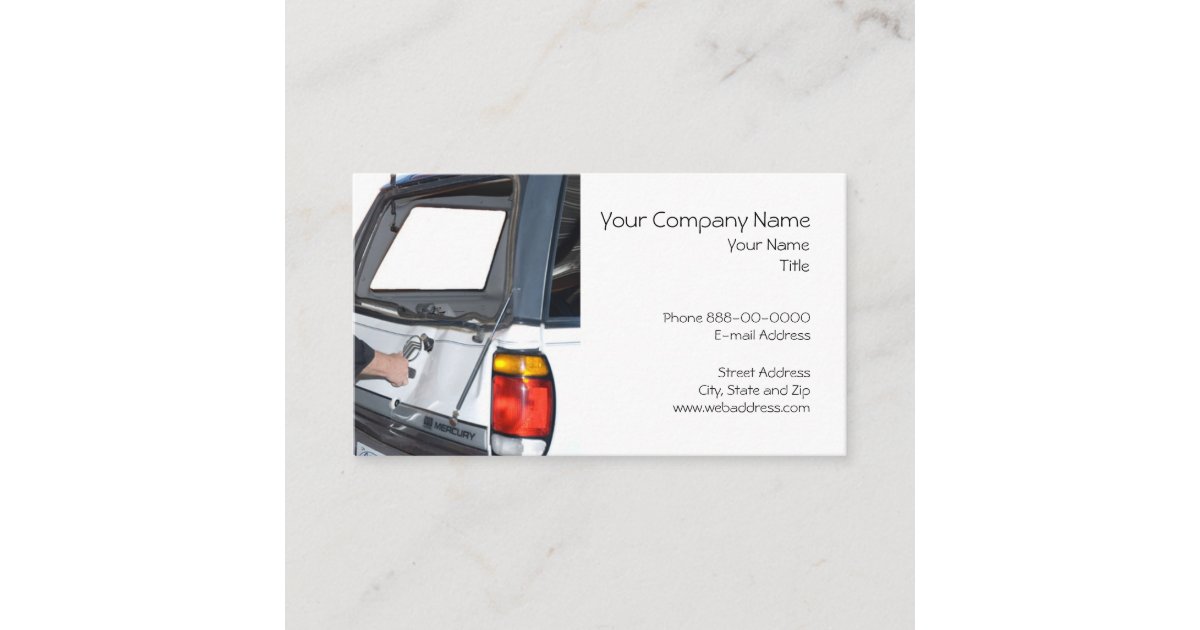 Auto Body Repair Business Card | Zazzle