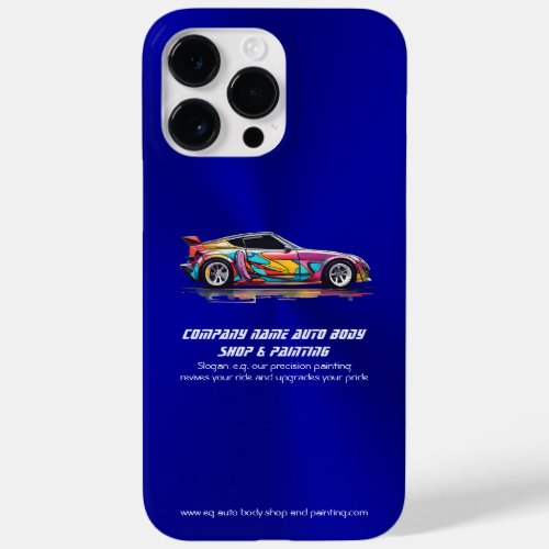 Auto body shop and precision painting Case_Mate iPhone 14 pro max case