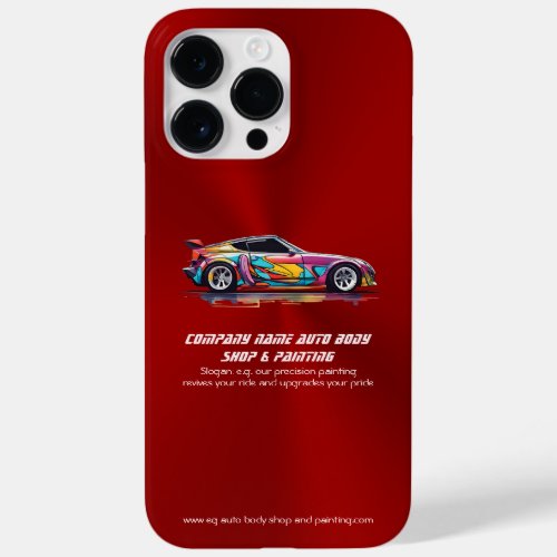 Auto body shop and precision painting Case_Mate iPhone 14 pro max case