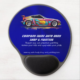 Auto body shop and precision painting gel mouse pad