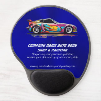 Auto body shop and precision painting gel mouse pad