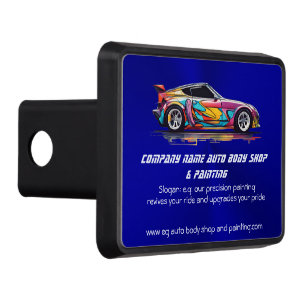 Auto body shop and precision painting hitch cover
