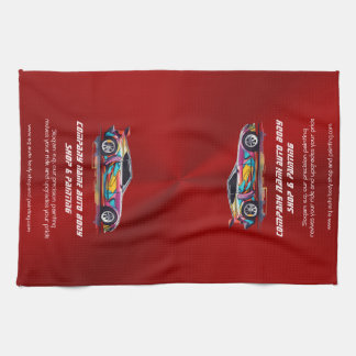 Auto body shop and precision painting kitchen towel