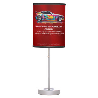 Auto body shop and precision painting table lamp