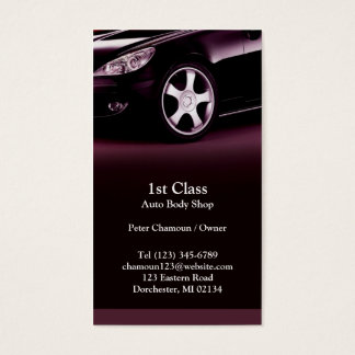 Auto Body Shop Business Cards & Templates | Zazzle