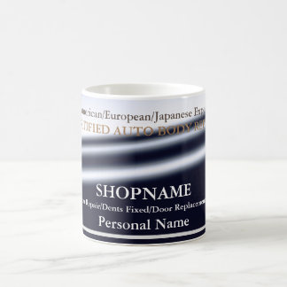 Auto Body Shop Business Card Coffee Mug