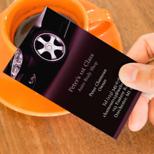 Auto Body Shop Business Card Template