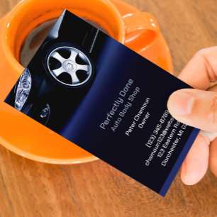 Auto Body Shop Business Card Template