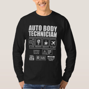 Auto Body Technician - Automotive Detailing Car Cu T-Shirt
