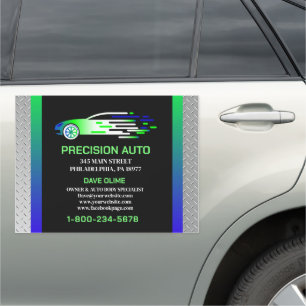 Auto Body Work Custom Car Paint Detailing Collison Car Magnet