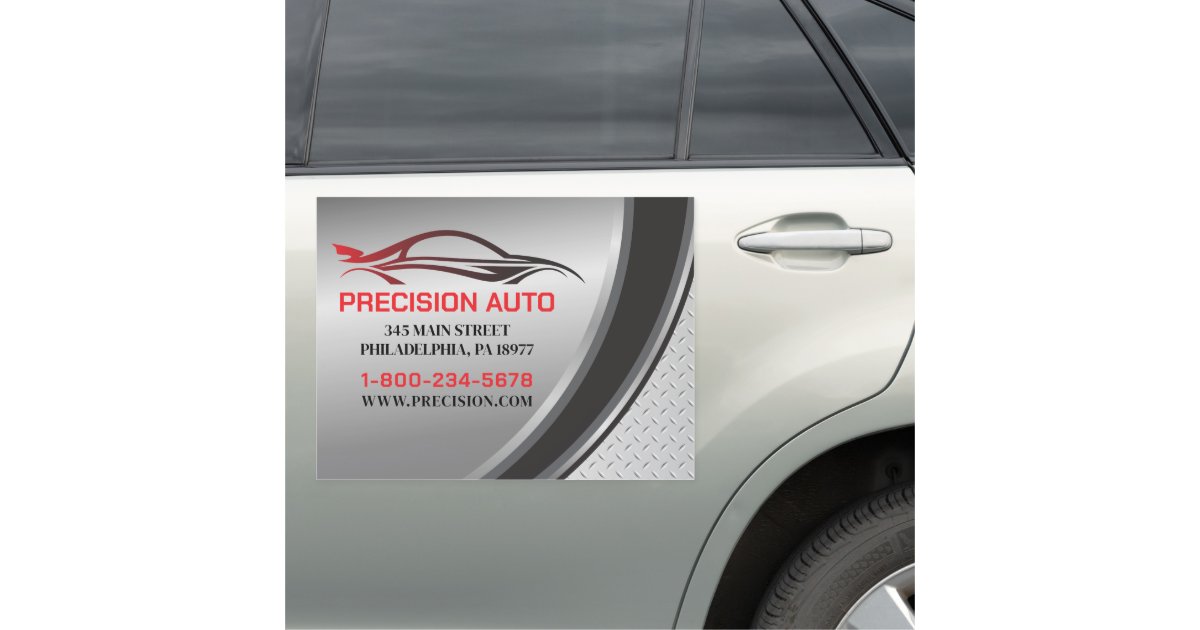Auto Body Work Custom Car Paint Detailing Collison Magnet | Zazzle