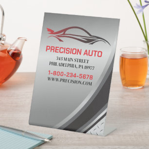 Auto Body Work Custom Car Paint Detailing Collison Pedestal Sign