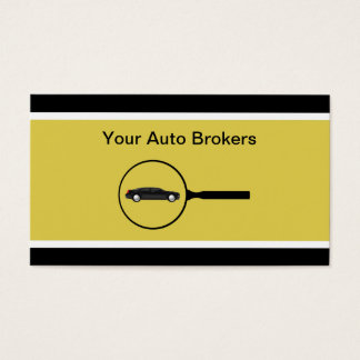 Auto Broker Business Cards Templates Zazzle Auto Broker Business Cards