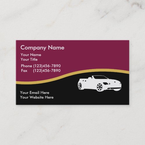 Auto Business Cards