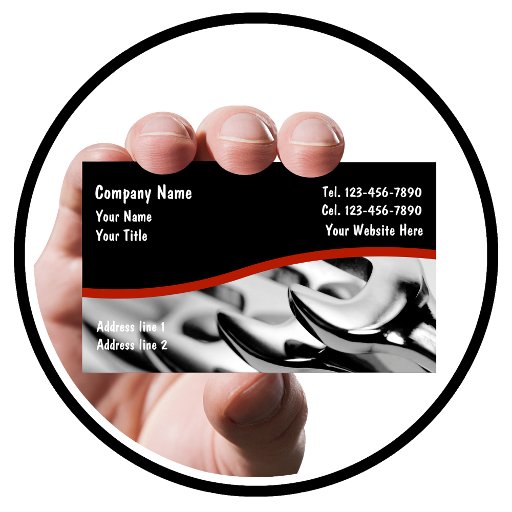 Customizable Auto Business Cards