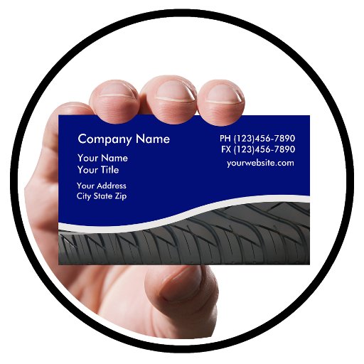 Customizable Auto Business Cards