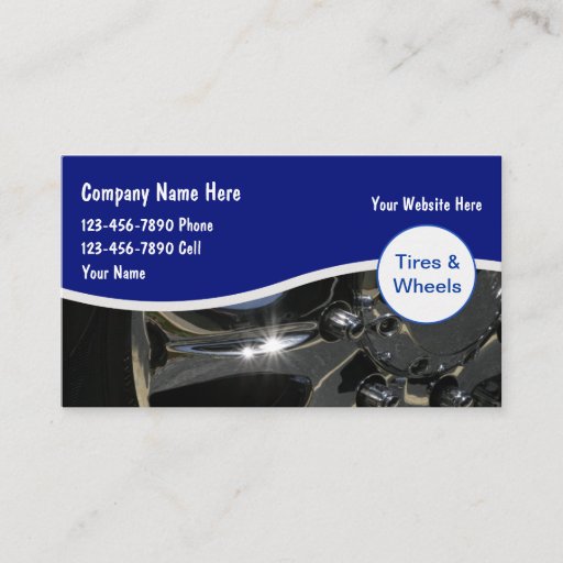 Customizable Auto Business Cards