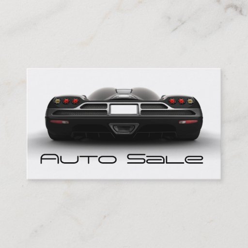 Customizable Auto Car Dealer Body Shop Business Card