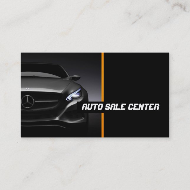 Auto, Car, Dealer Business Card (Front)