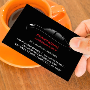 Auto Car Dealer Business Card Template