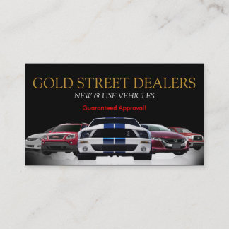 Auto, Car, Dealer Dealership Business Card