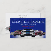 Auto, Car, Dealer Dealership Business Card (Front/Back)