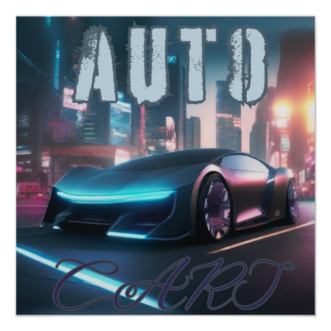 AUTO CAR POSTER (Front)