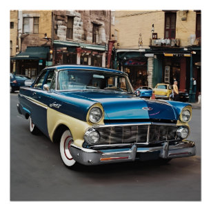 AUTO CAR POSTER