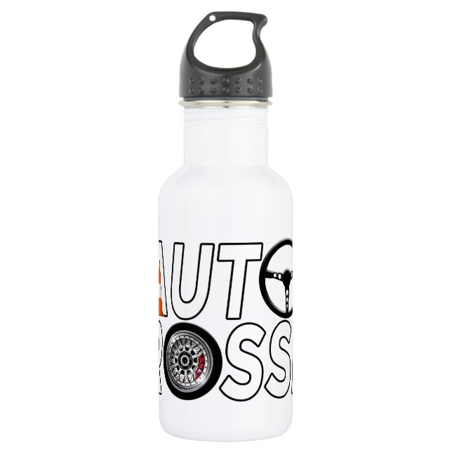 Auto Crosser Water Bottle (Front)