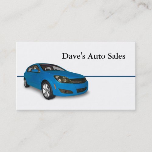 Auto Dealer Business Card