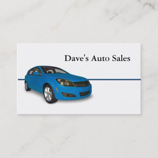 Customizable Auto Dealer Business Card