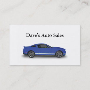 Auto Dealer Business Card