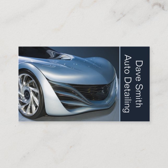Auto Deatailing Business Card (Front)