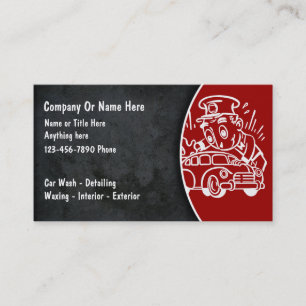 Auto Detail Business Cards