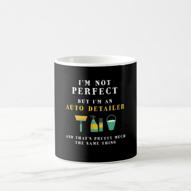 Auto Detailer Cars Auto Care Tuner Coffee Mug (Center)