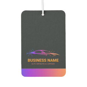 Auto Detailing and Car Wash Personalized Air Freshener