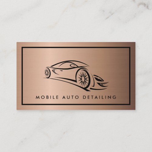 Auto Detailing Auto Repair Logo Business Card