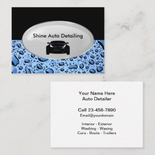 Auto Detailing Business Card