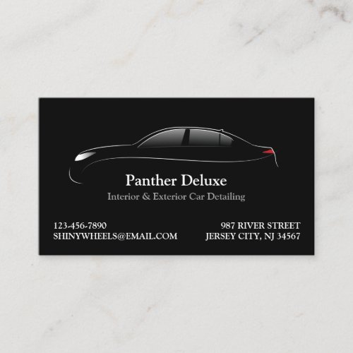 Auto Detailing Business Card