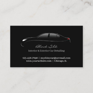Auto Detailing Business Card Template