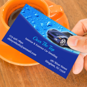 Auto Detailing Business Card Template